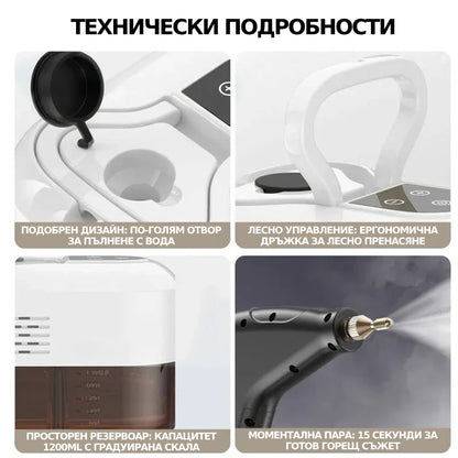 Господарят на Чистотата Pro™ – Парочистачка 2500W